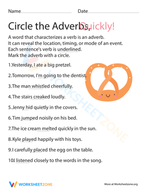 Circling Adverbs