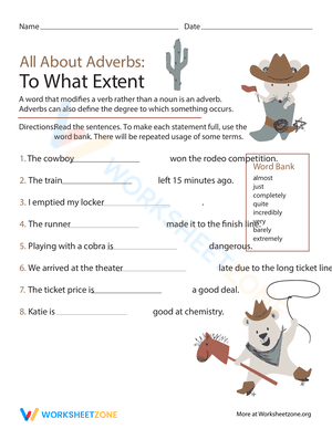 Adverbs: What Extent?