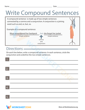 Write Compound Sentences