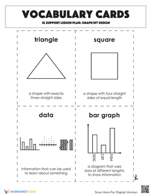 Vocabulary Cards: Graph My Design