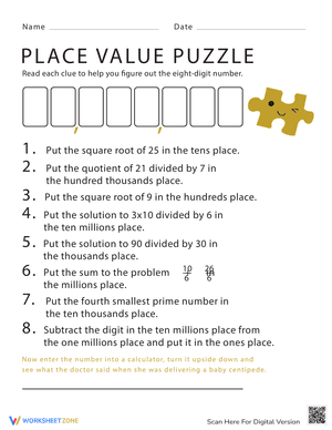 Place Value Puzzle