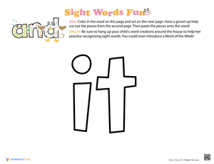 Spruce Up the Sight Word: It