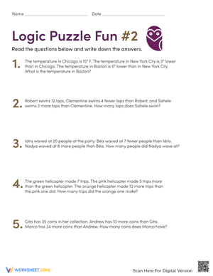 Logic Puzzle Fun #2