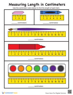 Measure in Centimeters