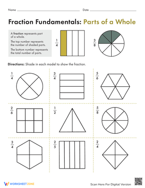 Fraction Fundamentals: Part of a Whole