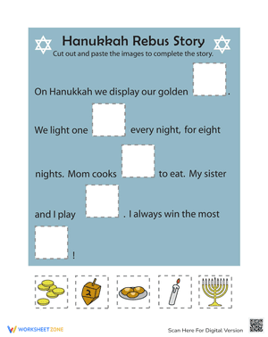 Hanukkah Rebus Story