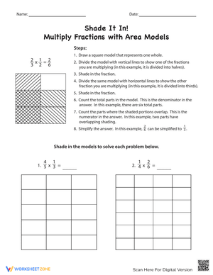 Shade It In! Multiply Fractions with Area Models
