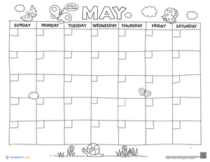 Create a Calendar: May
