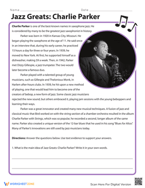 Jazz Greats: Charlie Parker