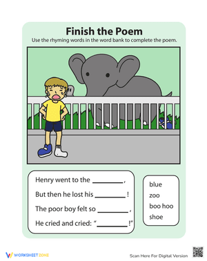 Complete the Poem: Henry's Shoe