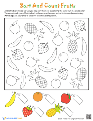 Sort and Count Fruits