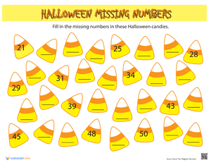 Halloween Numbers: Candy!