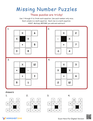 Fun Fun Math Puzzles