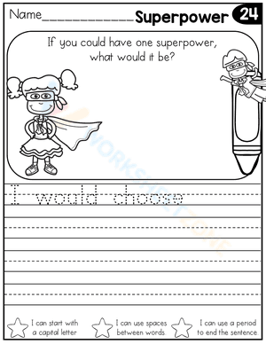 Writing Prompts Super Power