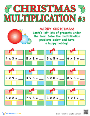 Christmas Multiplication #3