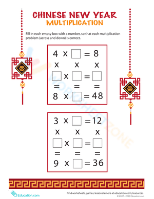 Multiplication to Ring in the Chinese New Year