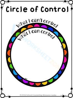 Early Elementary Counseling Tool: What are Things I Can & Can't Control