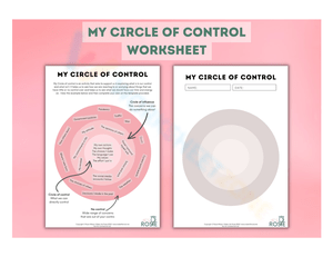 My Circle of Control Worksheet