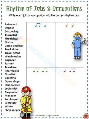 Rhythm of Jobs And Occupations