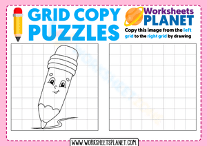 Grid Copy Puzzles Pencil