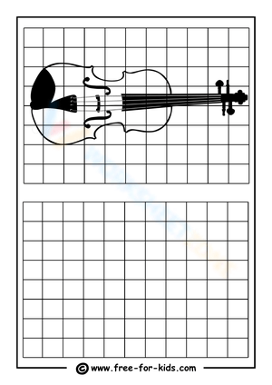 Drawing Grid With Violin
