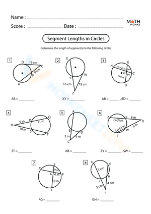 Segment Length in Circle