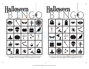 Halloween Bingo 2