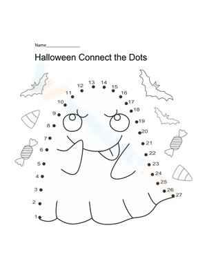 Halloween Connect the Dots
