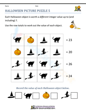 Halloweeen picture puzzle 5