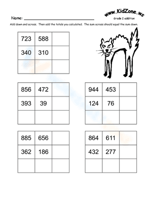 Math Worksheet Magic Square 1