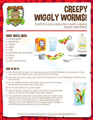 Creepy Wiggly Worms