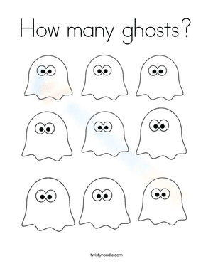 How many ghosts Worksheet