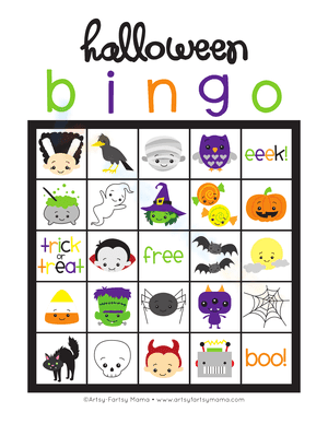Halloween Bingo Card 4