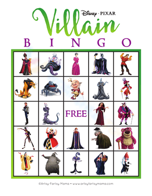 Villain Bingo 5