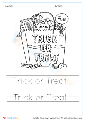 Trick or treat tracing