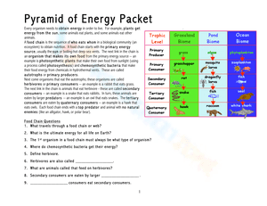 Pyramid of Energy Packet