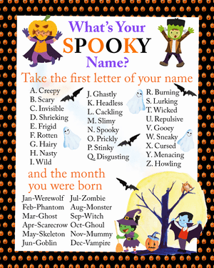 Whats Your Spooky Name