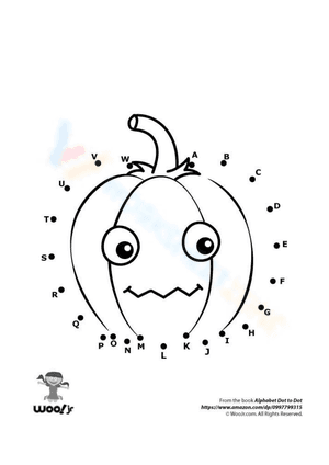 Halloween Pumpkin Dot to Dot