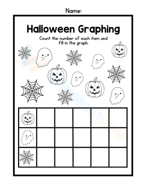 Halloween Graphing Addition Math