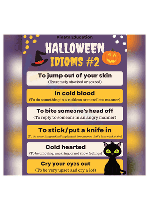 Halloween Idioms 10