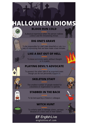 Halloween Idioms 8