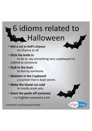 6 idioms related to Halloween