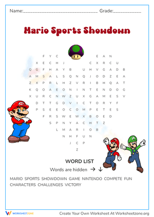 Mario Sports Showdown