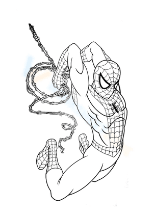 Spiderman Kids Coloring Pages