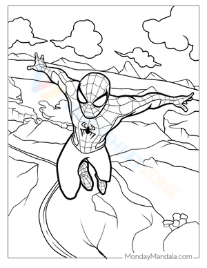 Coloring pages- Spiderman