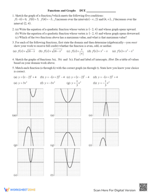 Quadratic Transformation Functions and Graphs