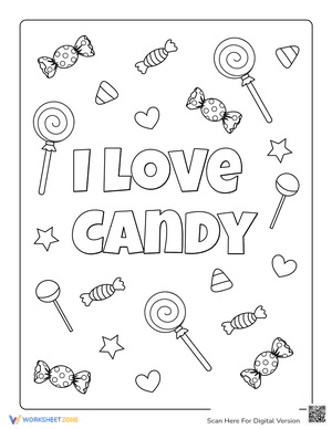 I Love Candy Sweets