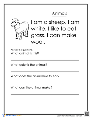 I am a sheep