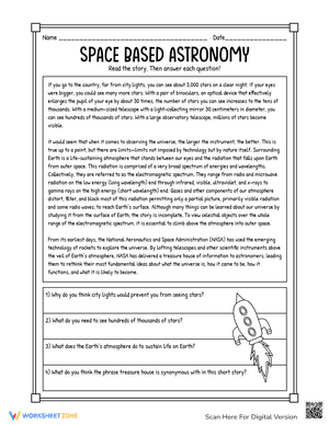 Space Based Astronomy