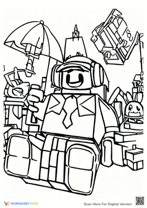 Roblox Character Coloring Page